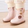 imageBMCiTYBM Baby Cowboy Cowgirl Boots Infant Western Shoes Boys Girls Round Toe Boots All Seasons 624 MonthsApink