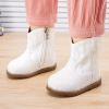 imageBMCiTYBM Baby Cowboy Cowgirl Boots Infant Western Shoes Boys Girls Round Toe Boots All Seasons 624 MonthsGlitterall White