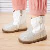 imageBMCiTYBM Baby Cowboy Cowgirl Boots Infant Western Shoes Boys Girls Round Toe Boots All Seasons 624 MonthsGlitterwhite