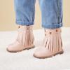 imageBMCiTYBM Baby Cowboy Cowgirl Boots Infant Western Shoes Boys Girls Round Toe Boots All Seasons 624 MonthsTasselspink