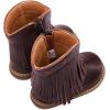 imageBMCiTYBM Baby Cowboy Cowgirl Boots Infant Western Shoes Boys Girls Round Toe Boots All Seasons 624 MonthsTasselsred