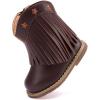 imageBMCiTYBM Baby Cowboy Cowgirl Boots Infant Western Shoes Boys Girls Round Toe Boots All Seasons 624 MonthsTasselsred