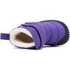 imageBMCiTYBM Toddler Baby Snow Boots Winter Shoes Boys Girls Cold Weather Baby Faux Fur ShoesTwo Strap Purple