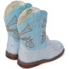 imageBMCiTYBM Toddler Cowboy Boots Western Cowgirl Boots Boys Girls Mid Calf Square Toe Riding Walking ShoesCblue