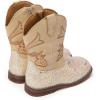 imageBMCiTYBM Toddler Cowboy Boots Western Cowgirl Boots Boys Girls Mid Calf Square Toe Riding Walking ShoesCcamel