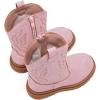 imageBMCiTYBM Toddler Cowboy Cowgirl Boots Boys Girls Western Round Toe Riding Mid Calf Booties for All SeasonsToddlerLittle KidApink