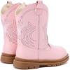 imageBMCiTYBM Toddler Cowboy Cowgirl Boots Boys Girls Western Round Toe Riding Mid Calf Booties for All SeasonsToddlerLittle KidCpink