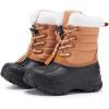 imageBMCiTYBM Toddler Snow Boots Boys Girls Little Kids Winter Shoes Cold Weather Outdoor Lightweight ToddlerLittle Kids5brown
