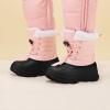 imageBMCiTYBM Toddler Snow Boots Boys Girls Little Kids Winter Shoes Cold Weather Outdoor Lightweight ToddlerLittle Kids5pinkBlack